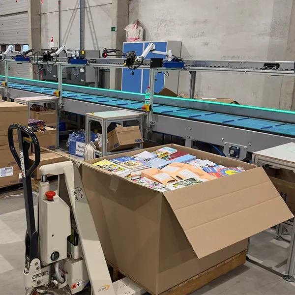 Automate your book distribution with DistriSort’s sorting systems.